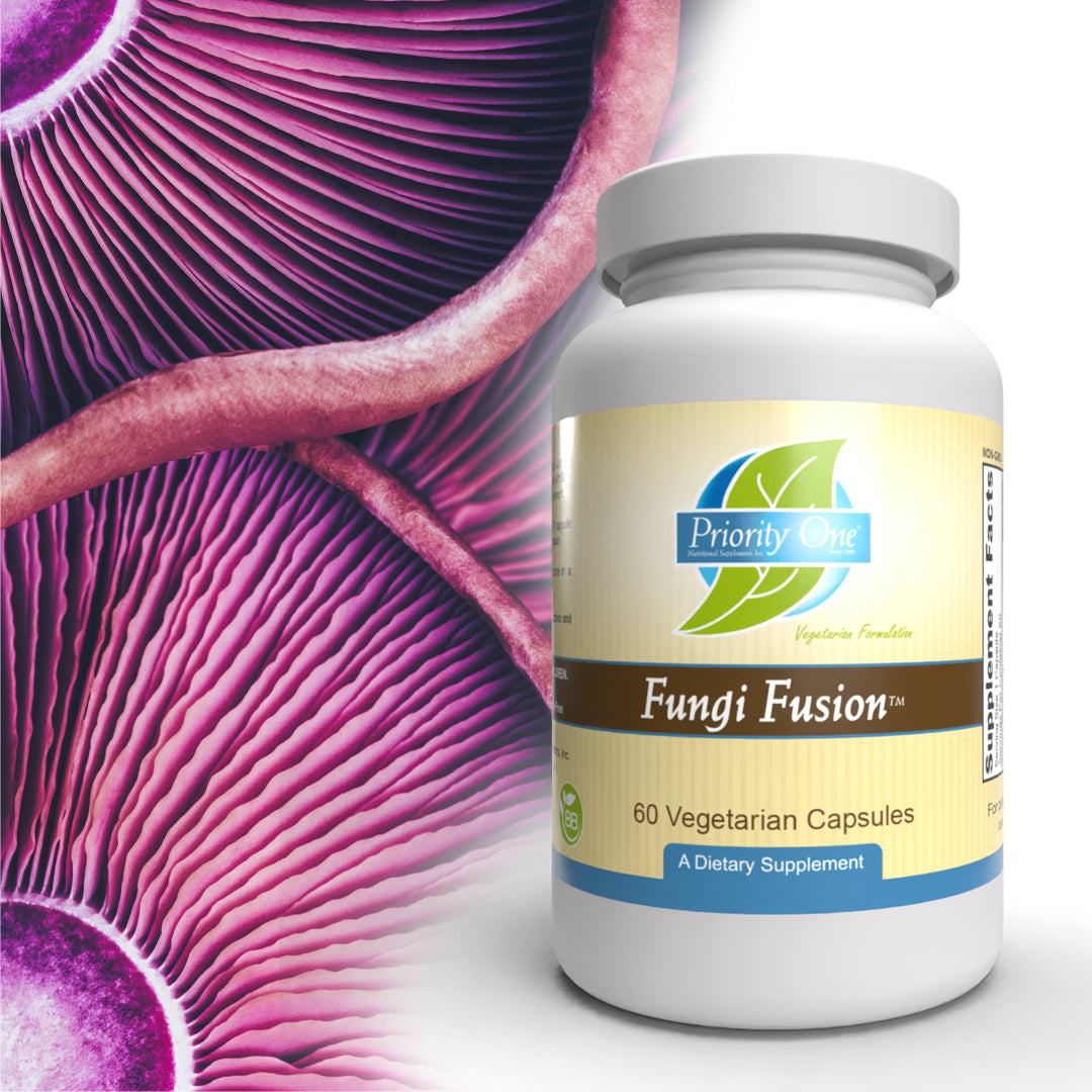 Fungi Fusion (60 Vegetarian Capsules) - Organic Mushroom Blend