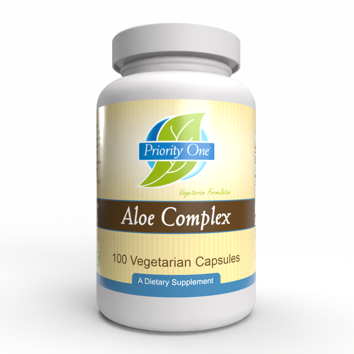 Aloe Complex (100 Capsules) -Aloe beneficial for occasional constipation.*