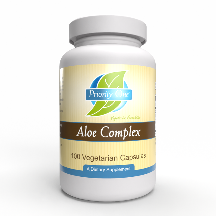 Aloe Complex (100 Capsules) -Aloe beneficial for occasional constipation.*