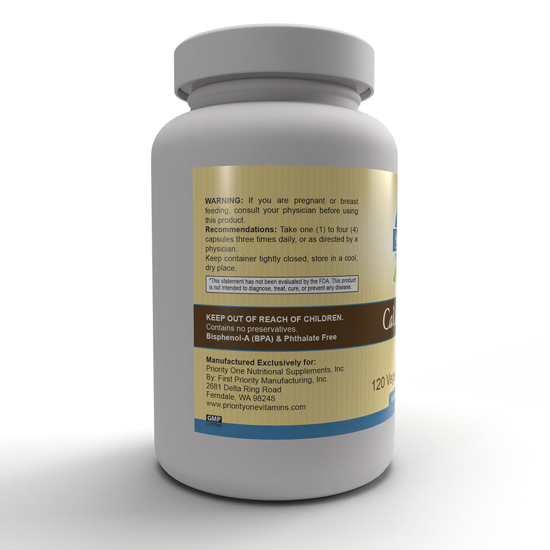 Cal Mag + Vit D3 (120 Vegetarian Capsules) - a calcium supplement with Vitamin D3.*