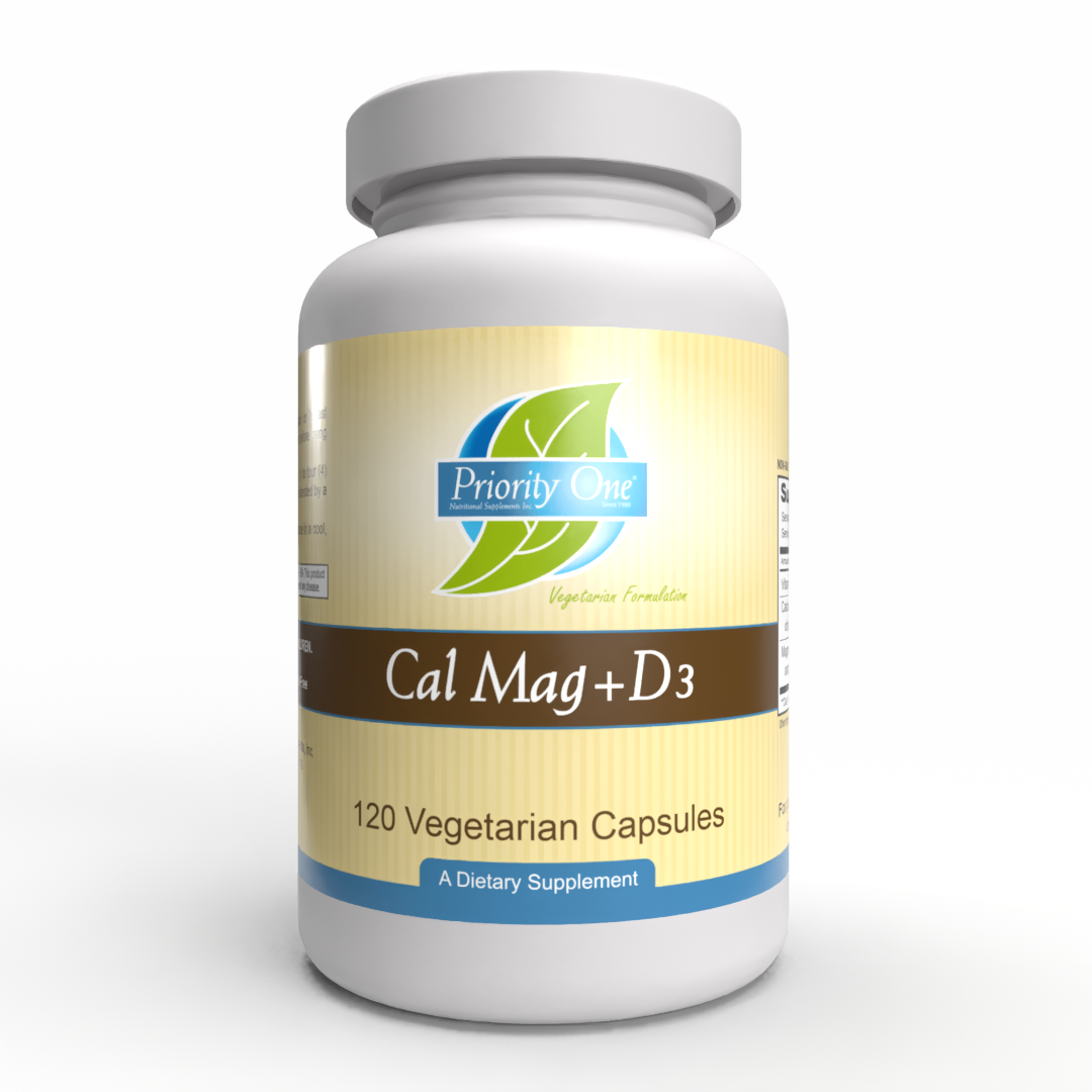 Cal Mag + Vit D3 (120 Vegetarian Capsules) - a calcium supplement with Vitamin D3.*