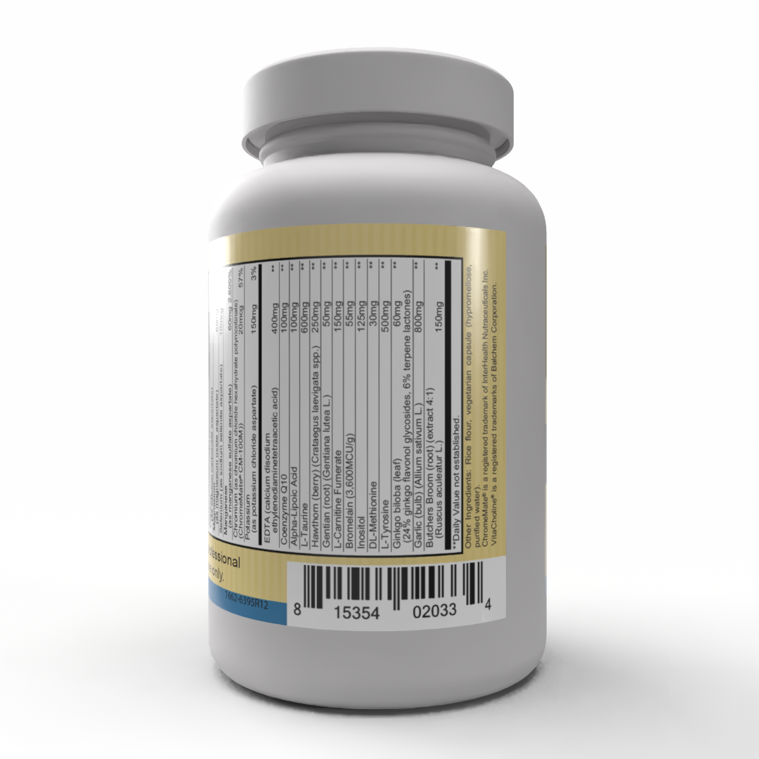 Cardio Chelation (90 Vegetarian Capsules) - Designed to provide nourishment to a healthy cardiovascular system.*