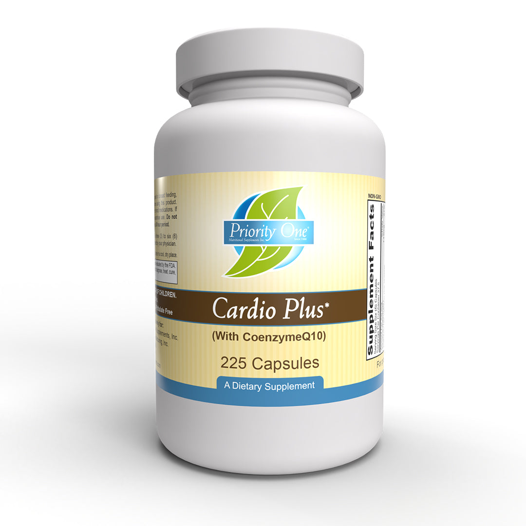 Cardio Plus con CoQ10: formulado para respaldar la función cardíaca saludable.* 