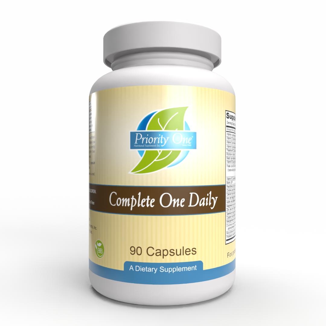 Complete One Daily (90 Capsules) Complete One Daily Health Supplement is a clinical strength multivitamin.*