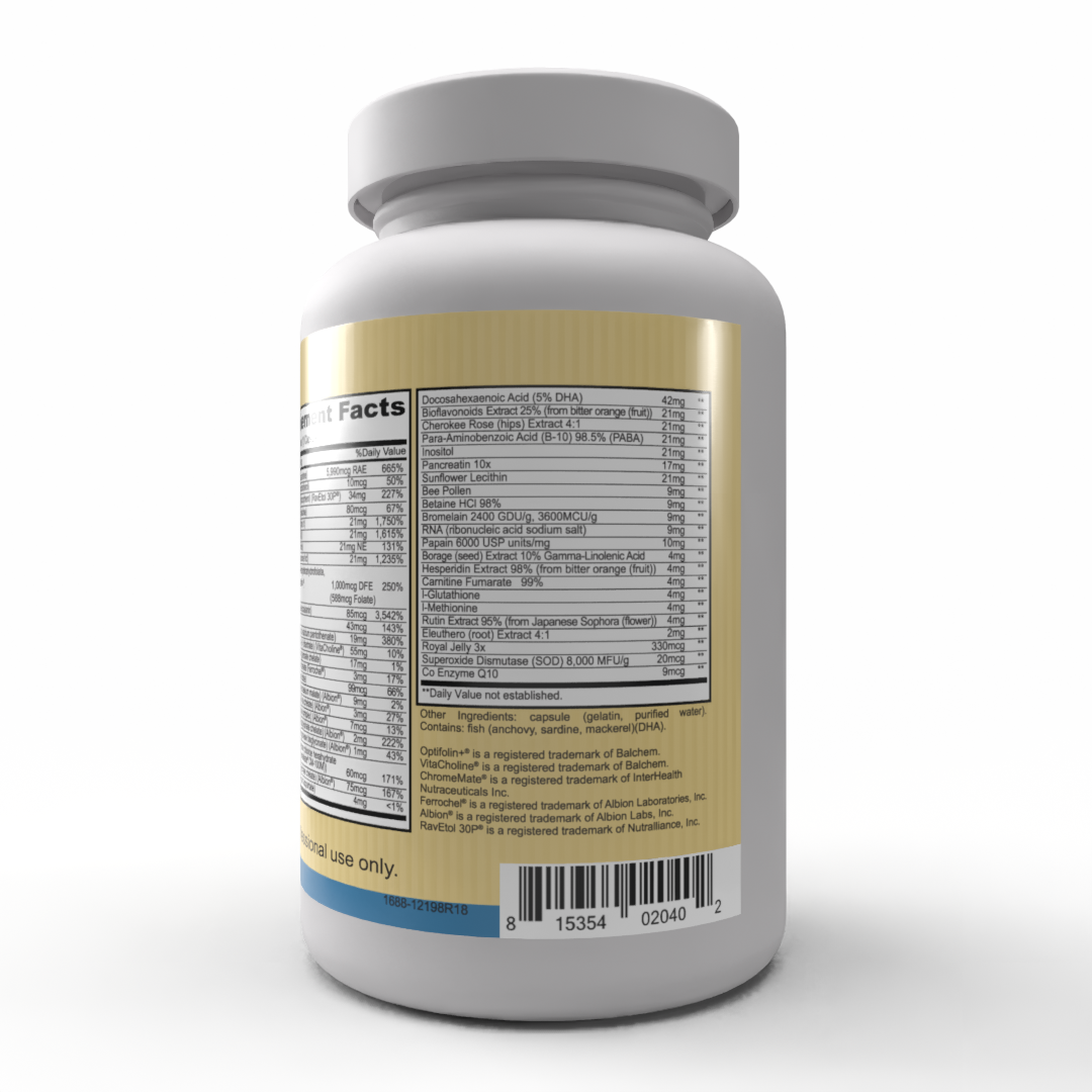 Complete One Daily | Premium Once-Daily Multivitamin with 7 Patented Ingredients | 90 Capsules