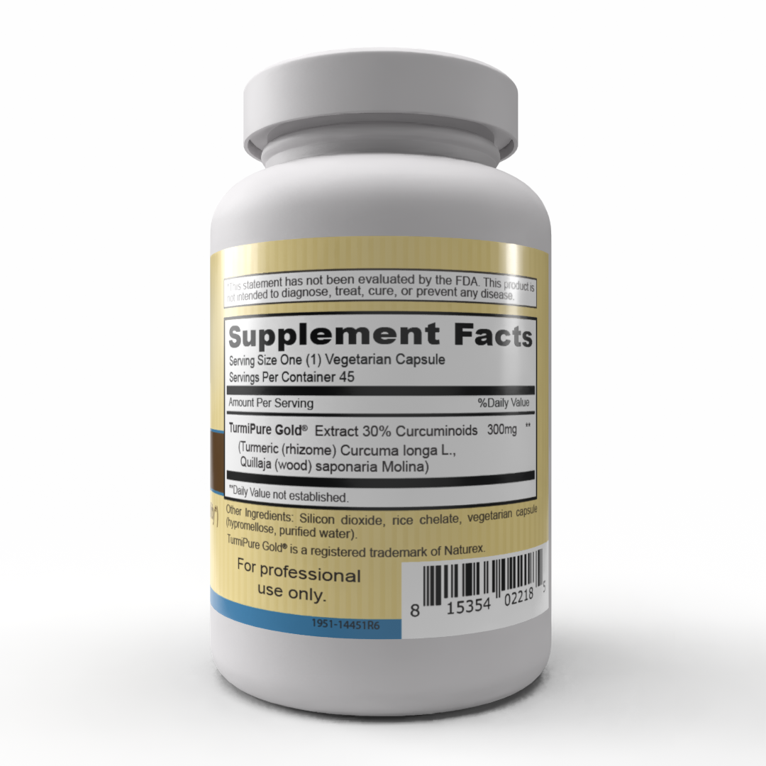 Curcumin Gold (45 Capsules) Optimized Absorption and Bioavailability for a Healthy Inflammatory Response*