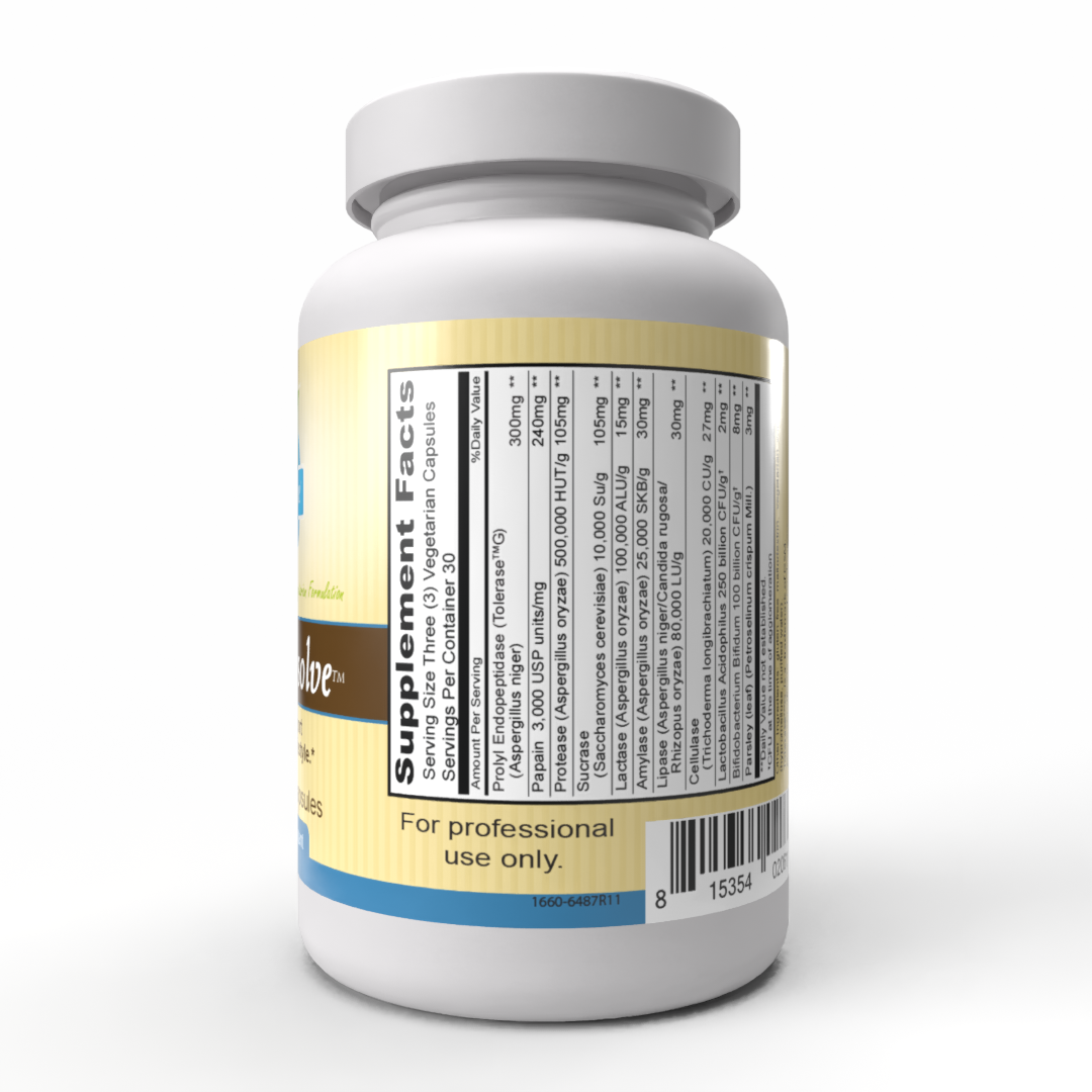 Gluten Resolve™ | Tolerase™G Prolyl Endopeptidase & Enzyme Blend for Gluten Digestion Support | 90 Vegetarian Capsules
