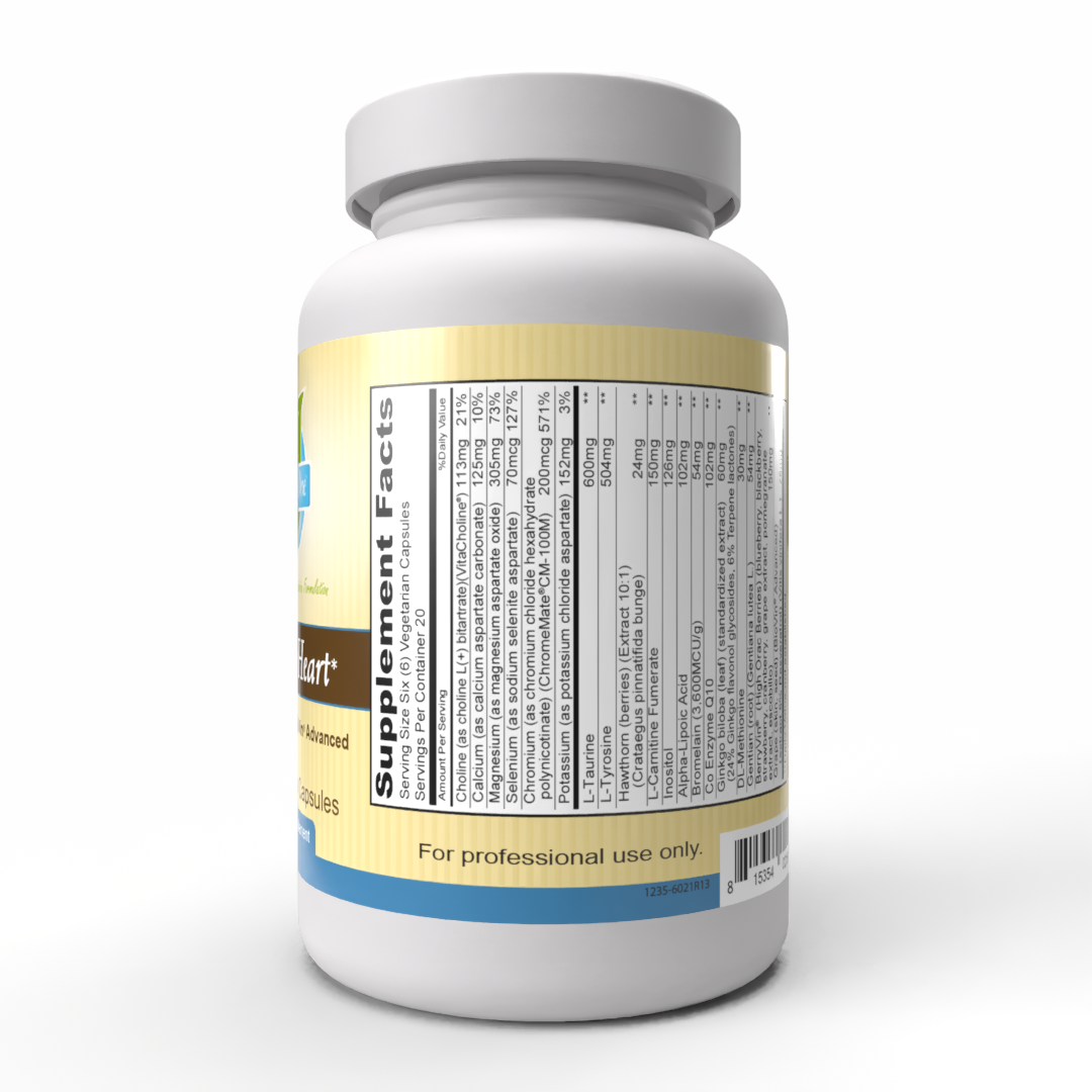 Healthy Heart (120 Vegetarian Capsules) Comprehensive Nutritional Support for Cardiovascular Wellness*  (Vegetarian Formula)