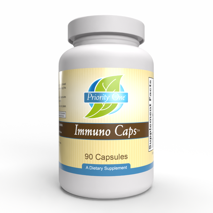 Immuno Caps  (90  Capsules) Designed to support the body's normal immune response and help maintain already normal white blood cell activity.*