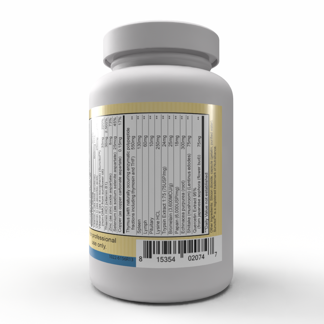 Immuno Caps (90 cápsulas) Las Immuno Caps de Priority One están diseñadas para respaldar la respuesta inmune normal del cuerpo y ayudar a mantener la actividad normal de los glóbulos blancos.*