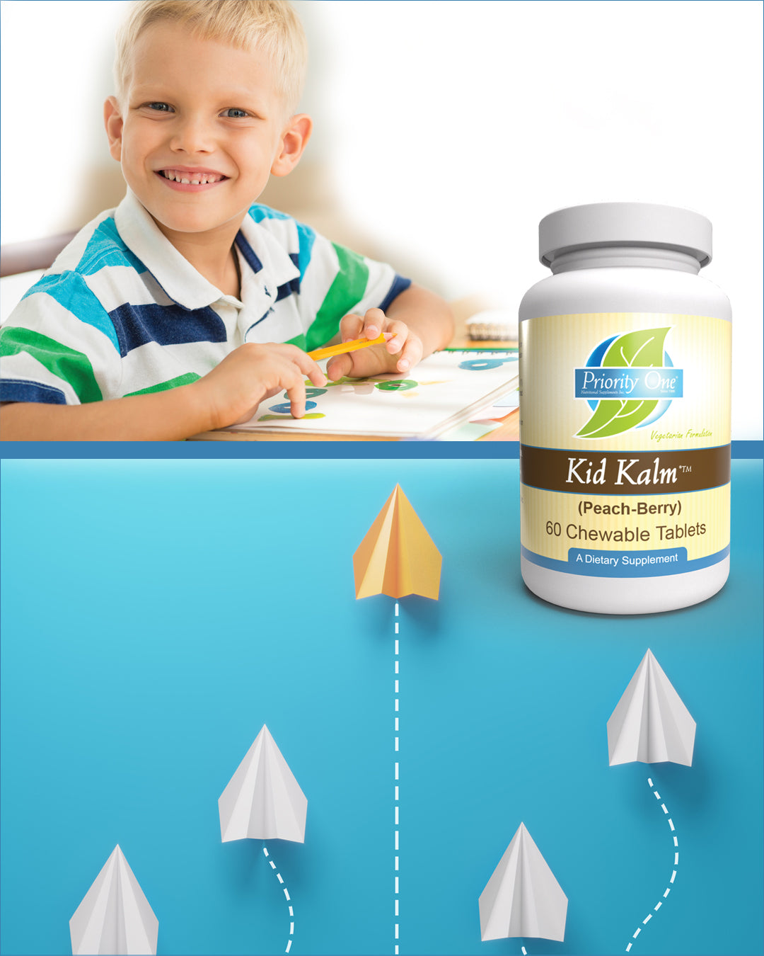 Kid Kalm (60 Chewable Tablets) Kid Kalm helps maintain a healthy balanced mood.*