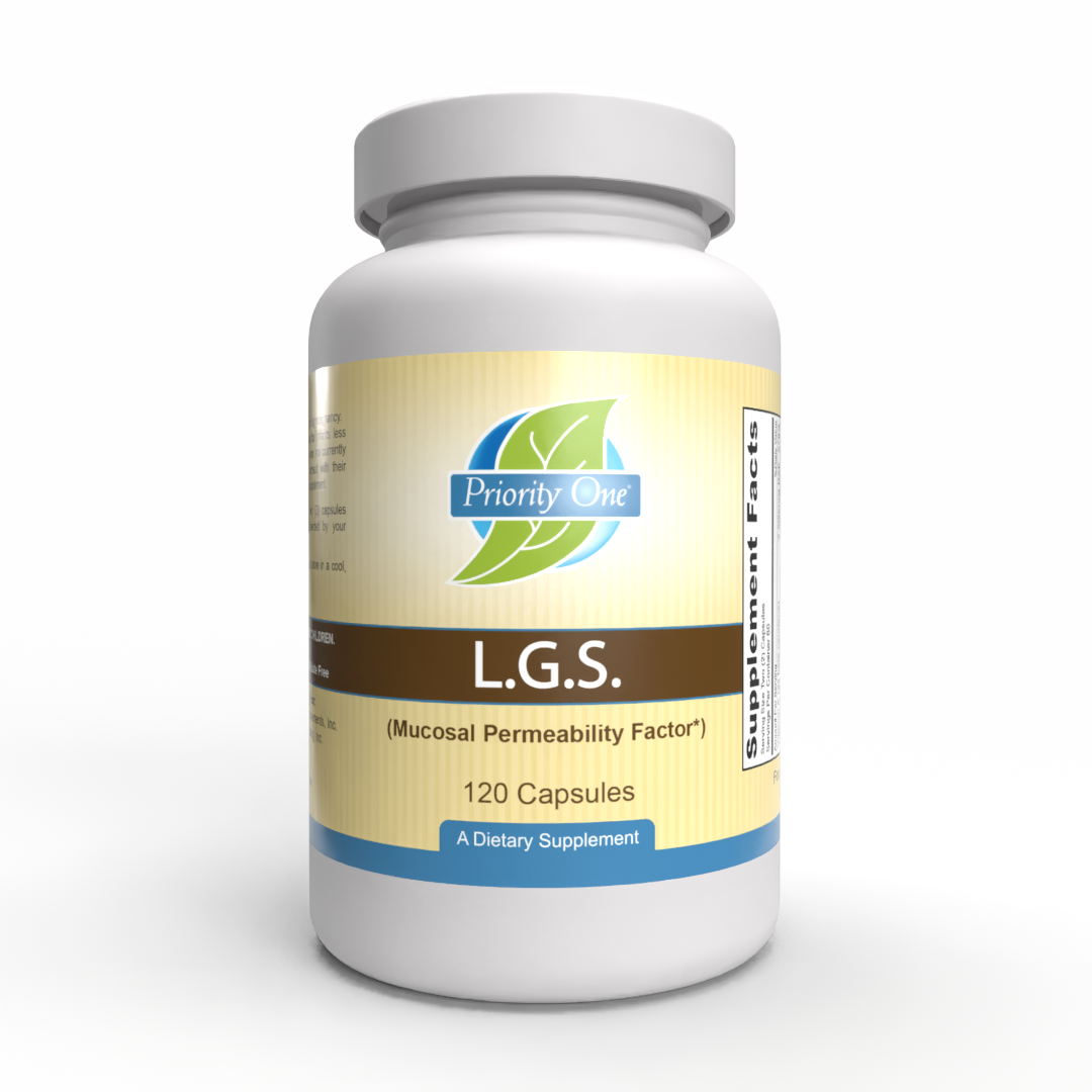 L.G.S. | Optifolin+®  Active Folate, L-Glutamine, N-Acetyl D-Glucosamine & Cat's Claw for Gut Barrier Support | 120 Vegetarian Capsules