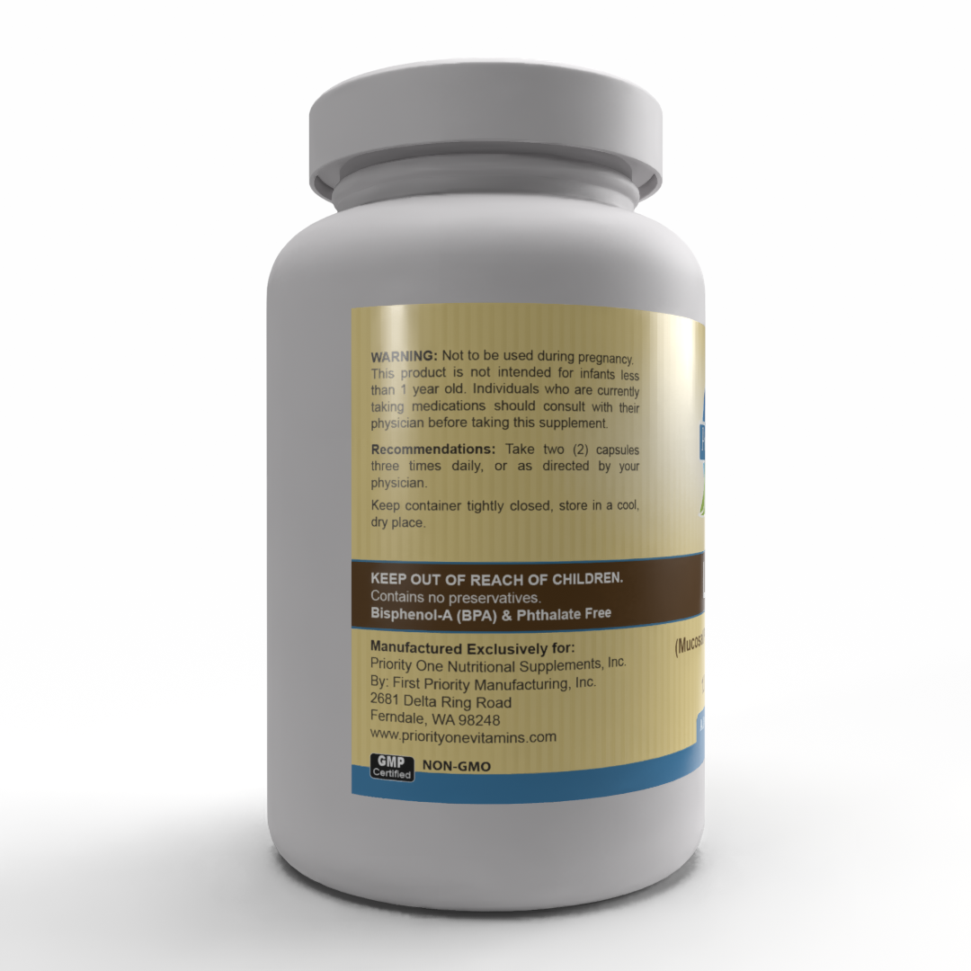 L.G.S. | Optifolin+®  Active Folate, L-Glutamine, N-Acetyl D-Glucosamine & Cat's Claw for Gut Barrier Support | 120 Vegetarian Capsules