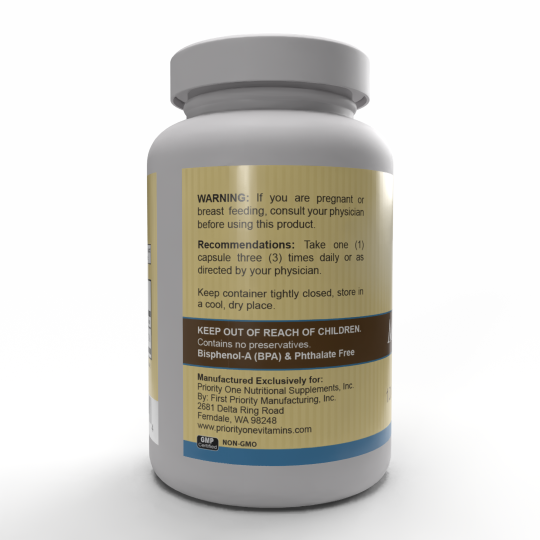 Magnesium Orotate | 50mg Magnesium as Magnesium Orotate for Cardiovascular & Cellular Support | 100 Vegetarian Capsules