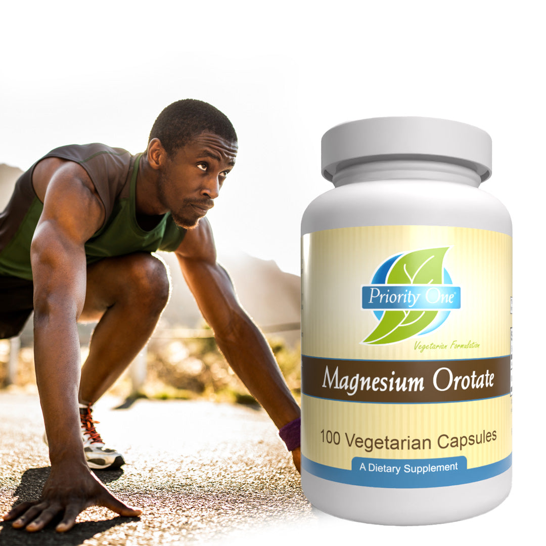 Magnesium Orotate | 50mg Magnesium as Magnesium Orotate for Cardiovascular & Cellular Support | 100 Vegetarian Capsules