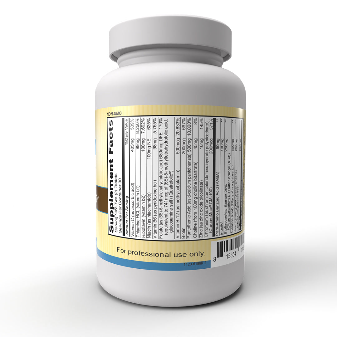 Mega Stress Tablets - A clinically-dosed B-complex formula with adrenal support.*