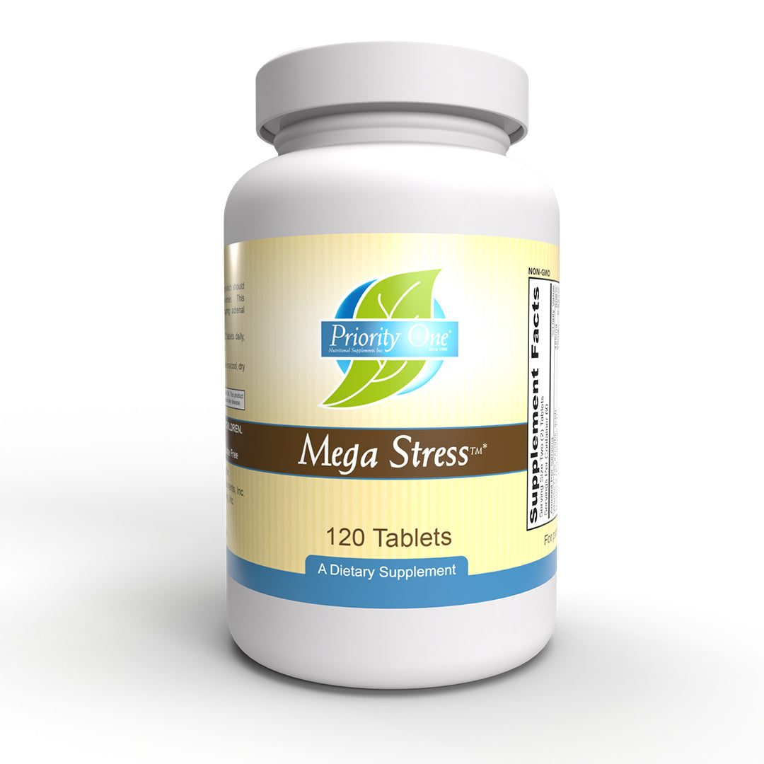 Mega Stress Tablets - A clinically-dosed B-complex formula with adrenal support.*