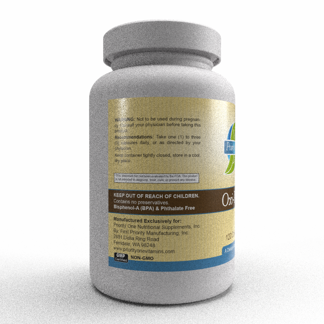 Oxi Plus (120 Capsules) Advanced Antioxidant Support for Cellular Protection and Metabolic Balance*