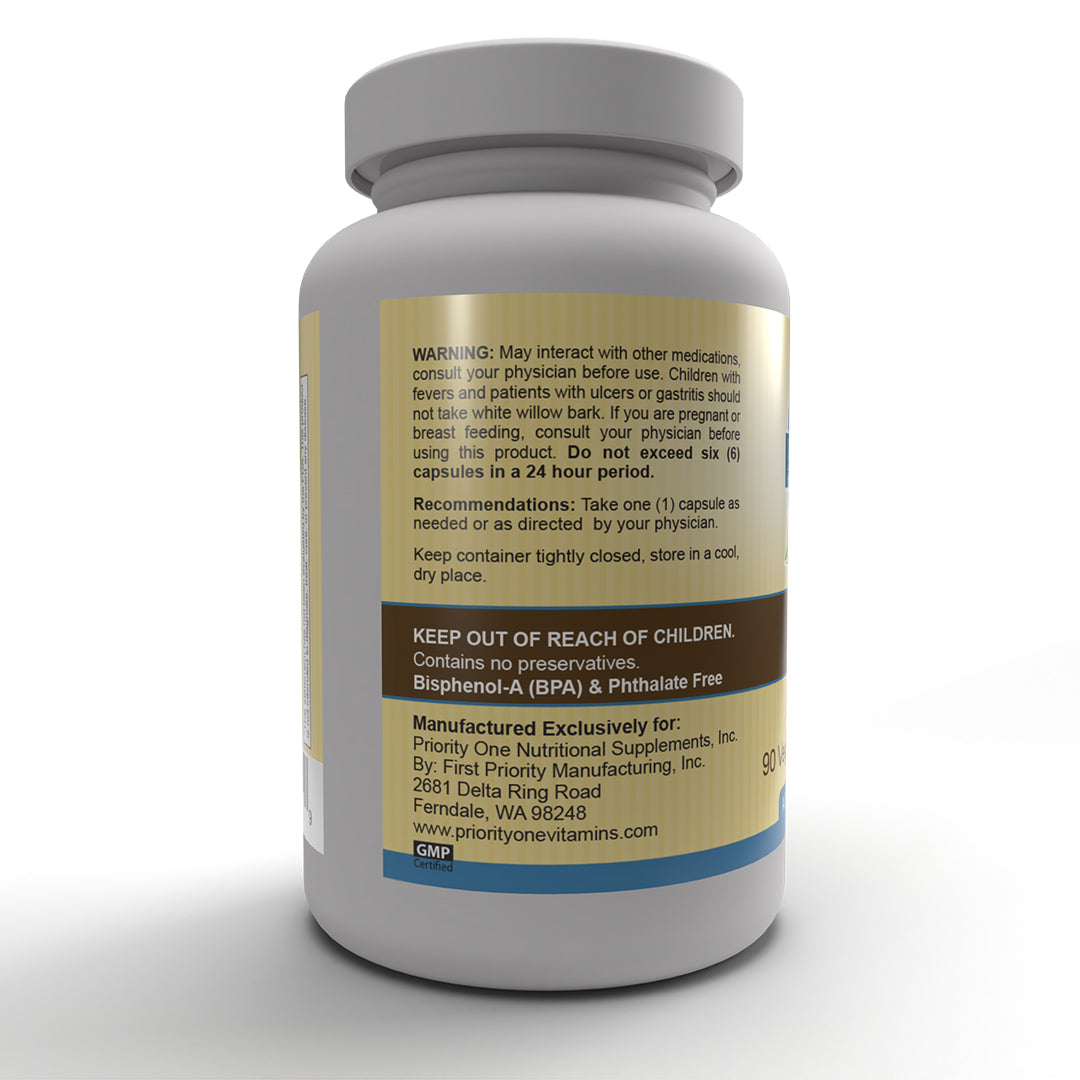 P.R.F. (90 Vegetarian Capsules) P.R.F. offers the beneficial effects of white willow bark.*