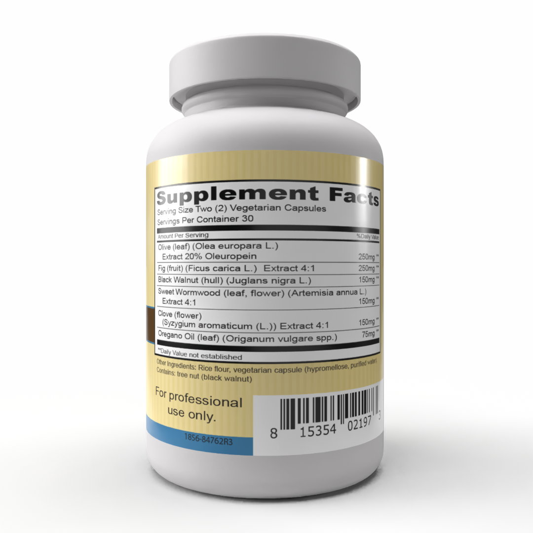 Para-Clean (60 Vegetarian Capsules) Natural defense against unwanted intestinal organisms