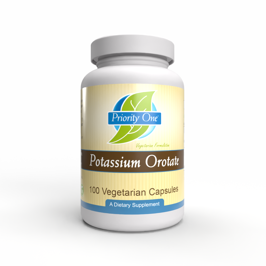 Potassium Orotate (100 Vegetarian Capsules) Potassium Orotate provides a well absorbed source of potassium, an essential mineral.*