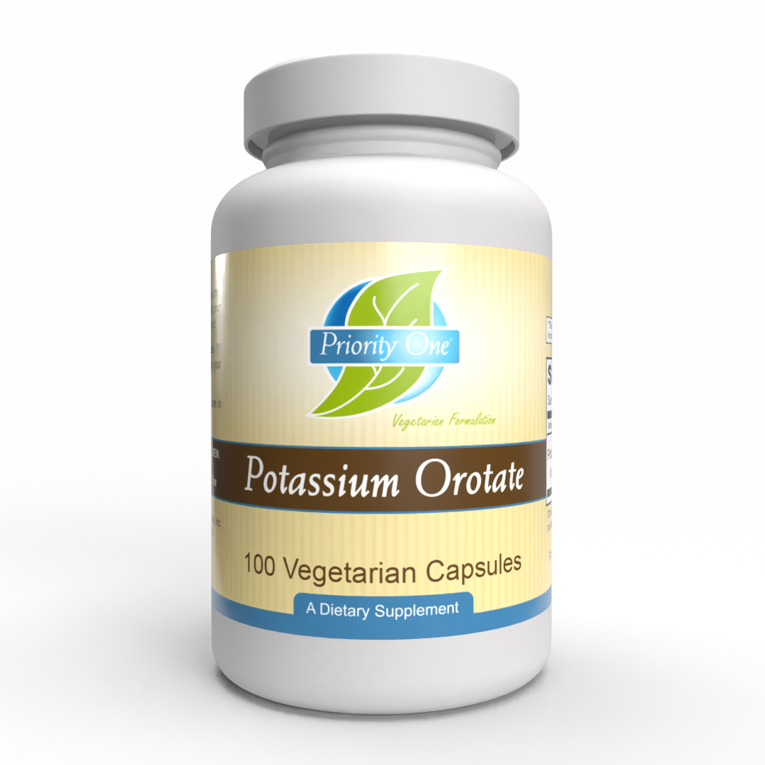 Potassium Orotate (100 Vegetarian Capsules) Potassium Orotate provides a well absorbed source of potassium, an essential mineral.*