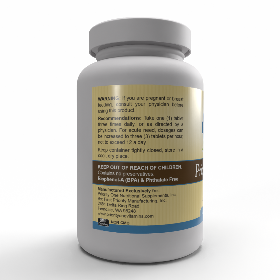 Systemic Tablets Priority Zyme™ — Comprehensive Systemic Enzyme Complex | Priority One ...