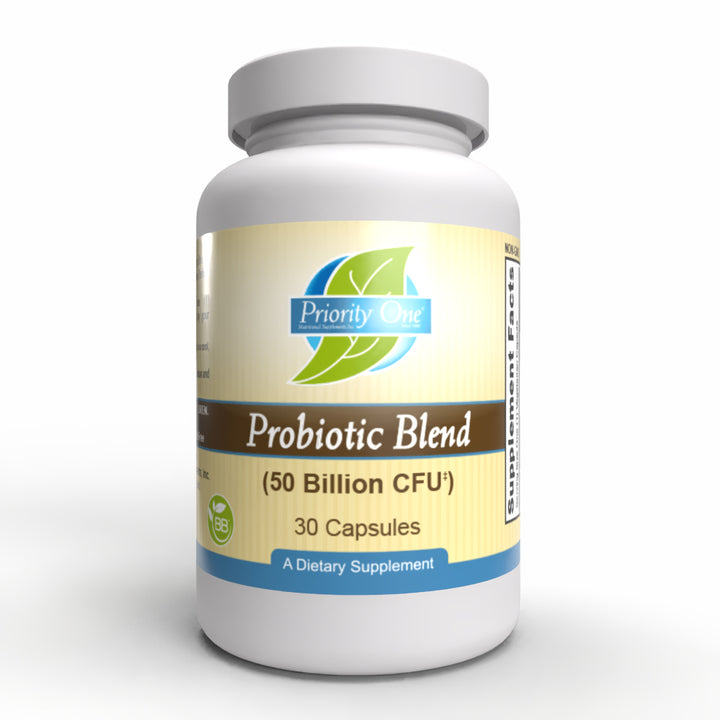 Probiotic Blend (30 Capsules) - 50 Billion CFU Probiotic Flora for Digestive and Immune Health*
