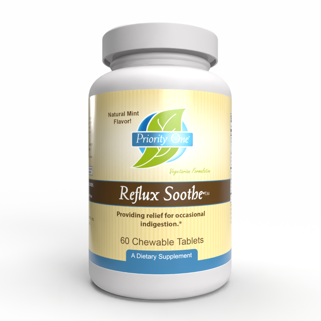 Reflux Soothe (60 tablets) Designed to provide relief for occasional indigestion.*