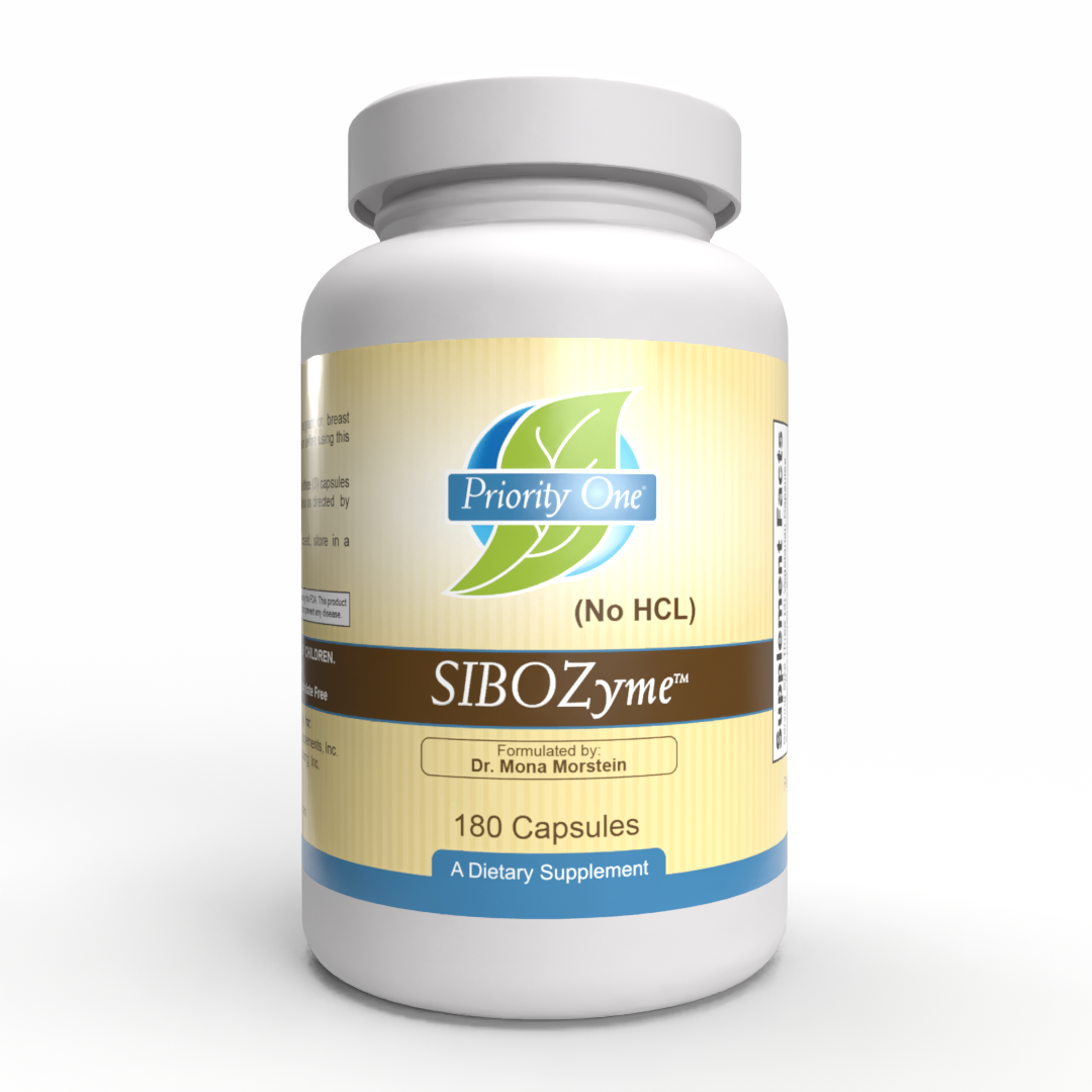SIBOZyme™ (No HCL) | Pancreatin 10X, Ox Bile 45% Cholic Acid, Tolerase-G™, Lactase & Full Digestive Enzyme Complex for SIBO by Dr. Morstein | 180 Capsules
