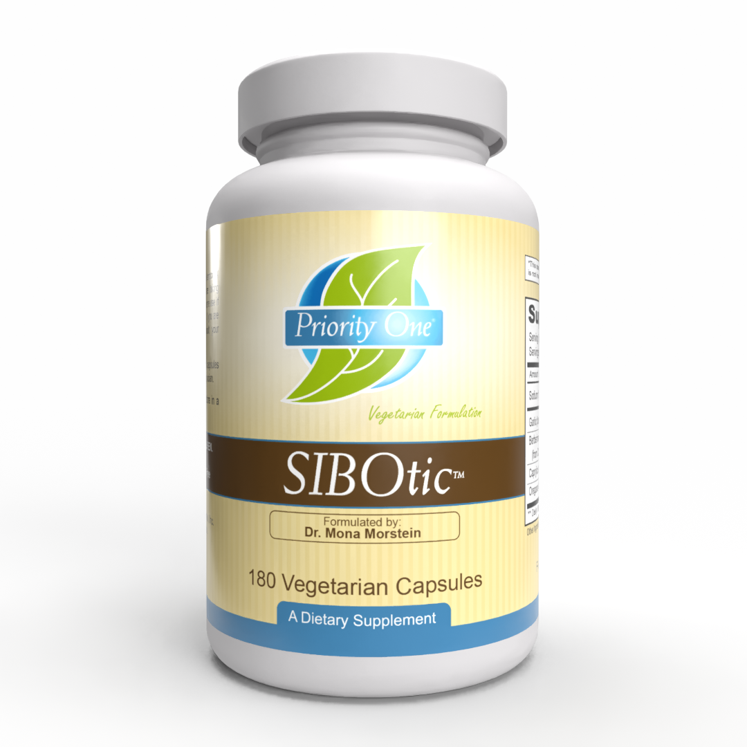 SIBOtic™ | Garlic 1% Allicin, Berberine HCl 97%, Caprylic Acid & Oregano Oil for SIBO Antimicrobial Support by Dr. Morstein | 180 Vegetarian Capsules
