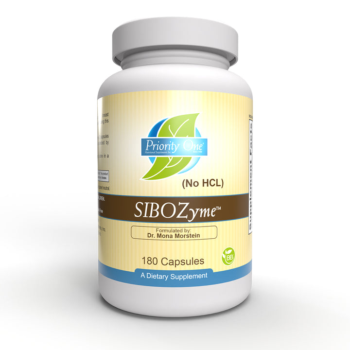 SIBOZyme No HCL (180 Vegetarian Capsules) Support for healthy digestion in patients seeking small intestinal bacterial balance.*
