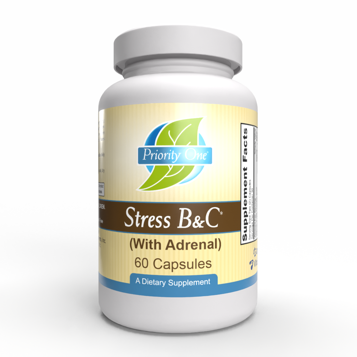 Stress B & C - Vitamin B and C supplements provide stress and adrenal support.*