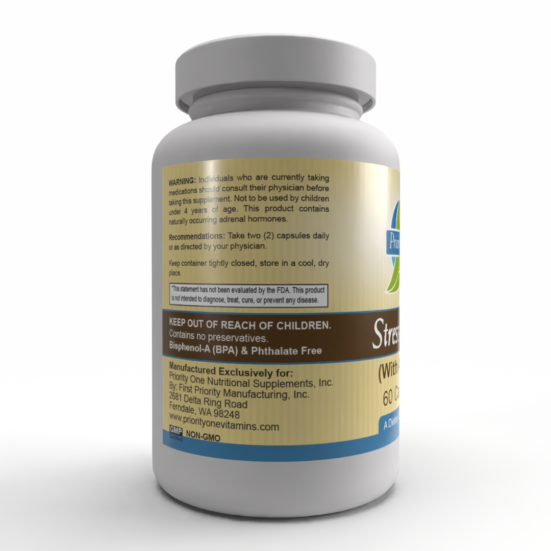 Estrés B y C: los suplementos de vitamina B y C brindan apoyo para el estrés y las glándulas suprarrenales.*