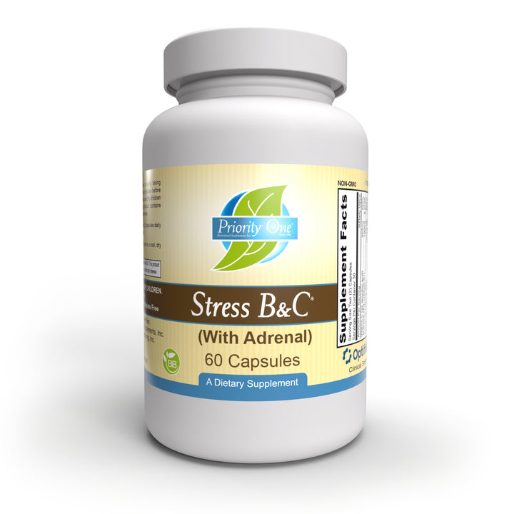 Stress B & C - Vitamin B and C supplements provide stress and adrenal support.*