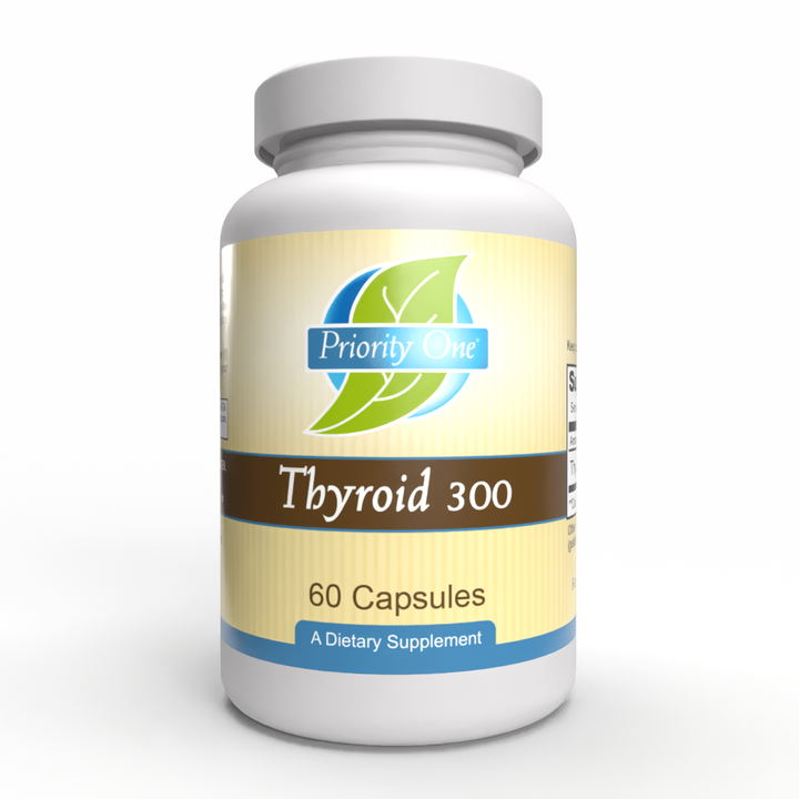 Thyroid 300mg | New Zealand Grass-Fed Beef Thyroid Glandular Concentrate for Thyroid & Metabolic Support | 60 or 120 Capsules