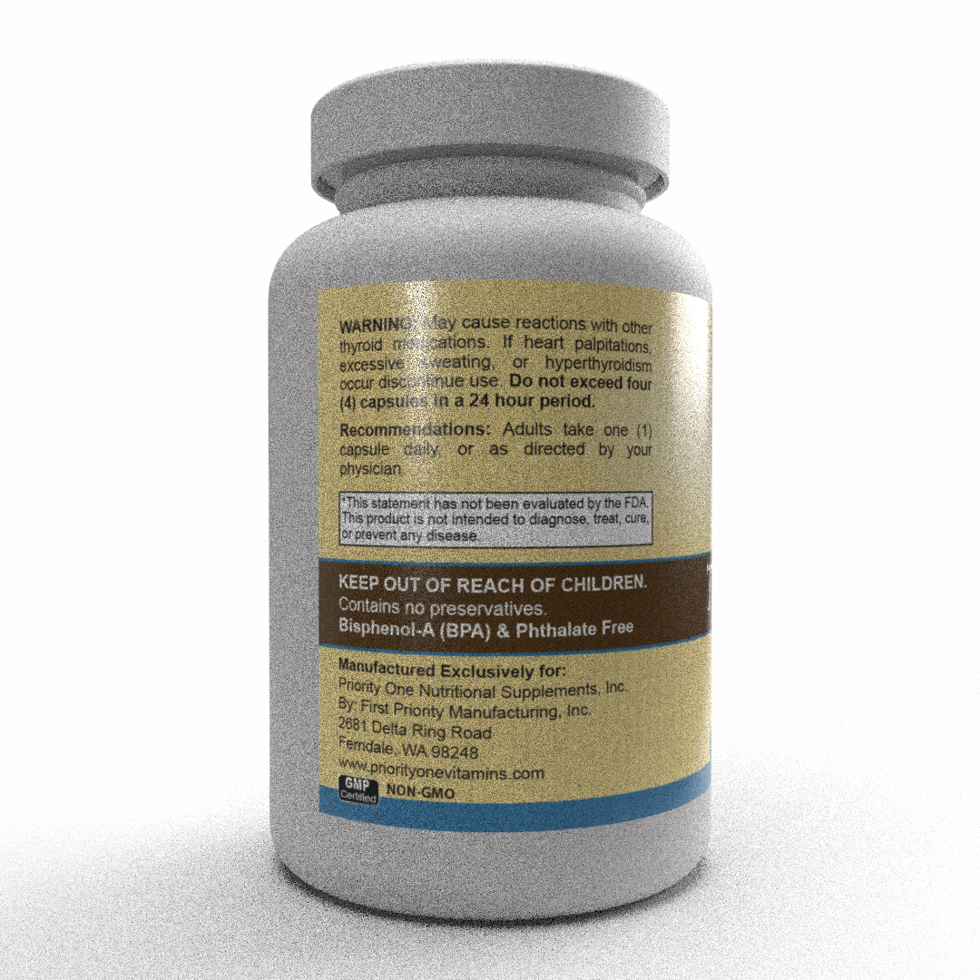Thyroid 300mg (120 capsules) - Glandular support for the benefit of a healthy thyroid.*