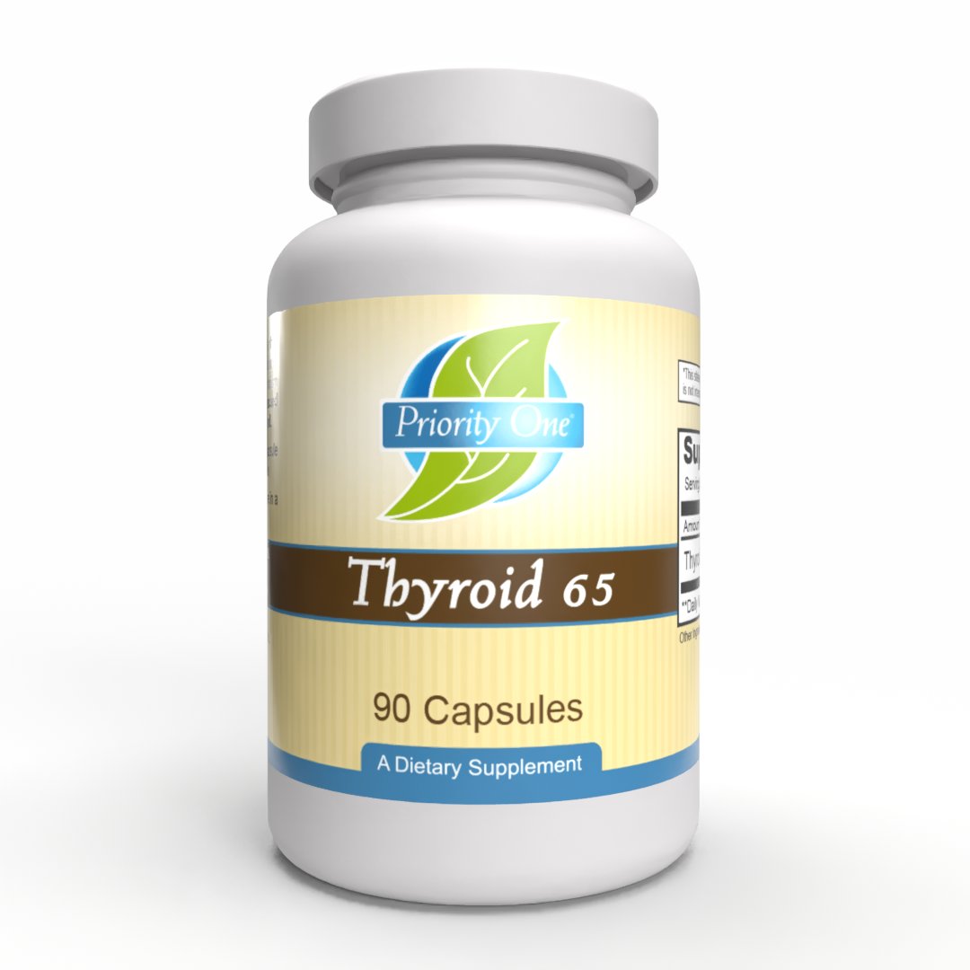 Thyroid Support Bundle — Thyroid Glandular 65mg and Thyroid Support bottles