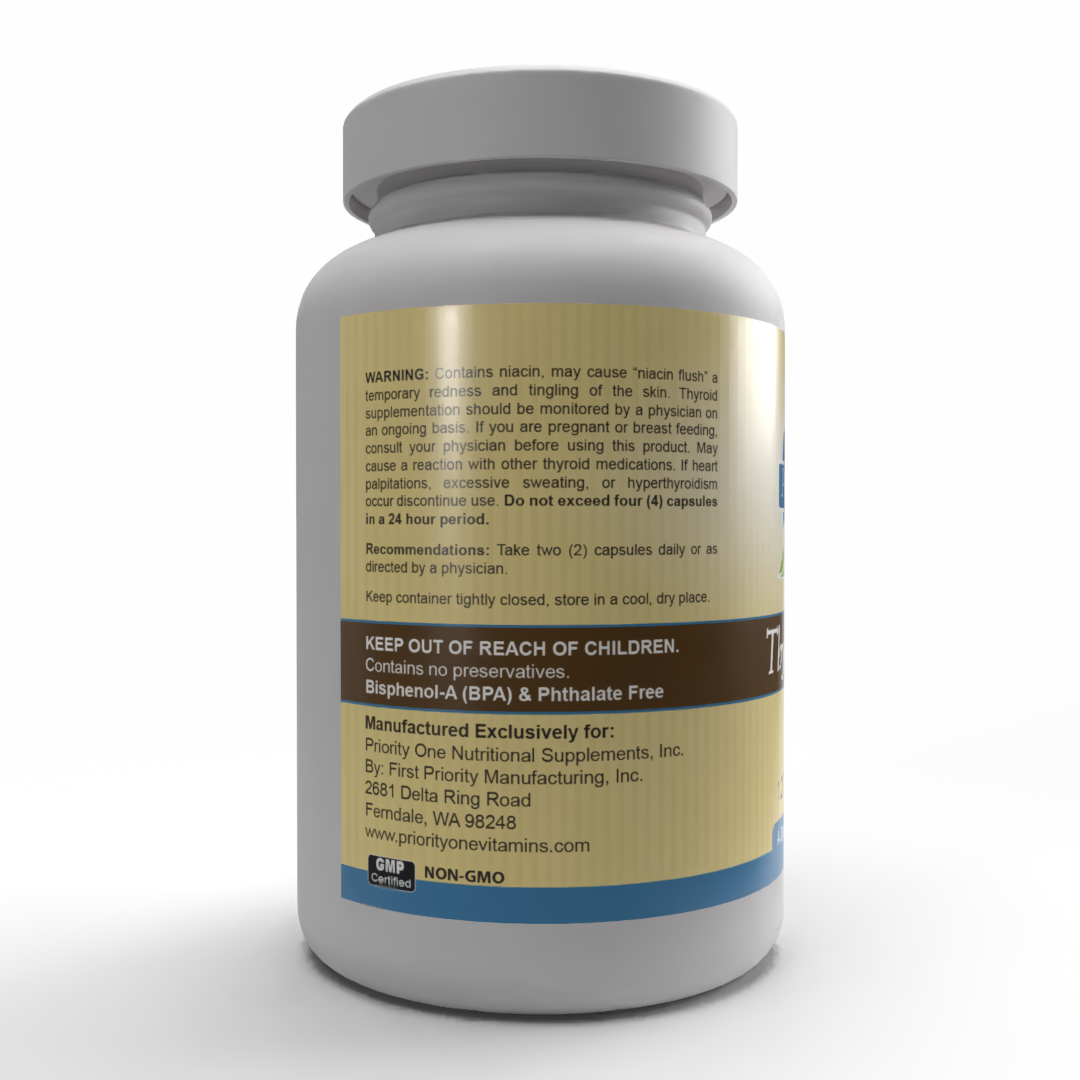 Thyroid Plus: proporciona nutrientes esenciales para una función tiroidea saludable.*