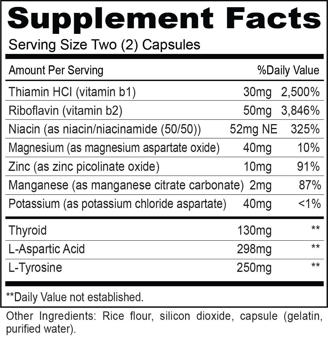 Thyroid Plus: proporciona nutrientes esenciales para una función tiroidea saludable.*