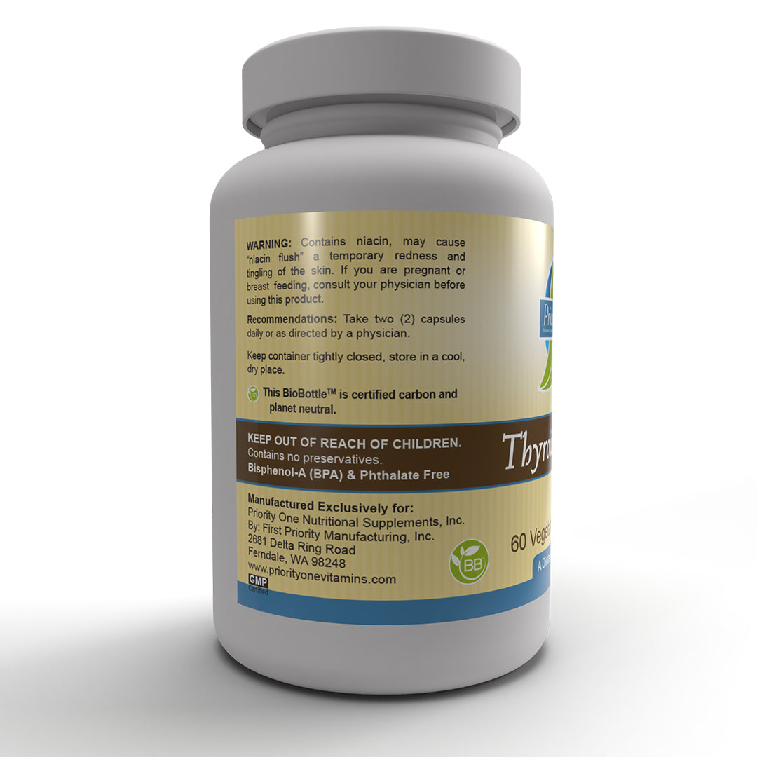 Thyroid Support (60 Vegetarian Capsules) Thyroid Support vitamins provide essential nutrients to healthy thyroid function.*