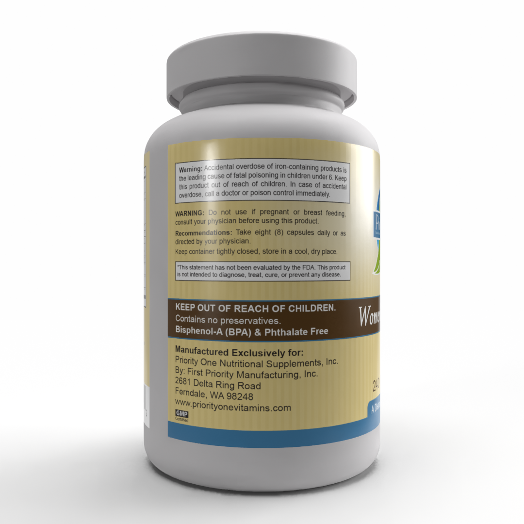 Women's Formula (240 Capsules) - A broad-spectrum multi-vitamin and mineral supplement for women.*