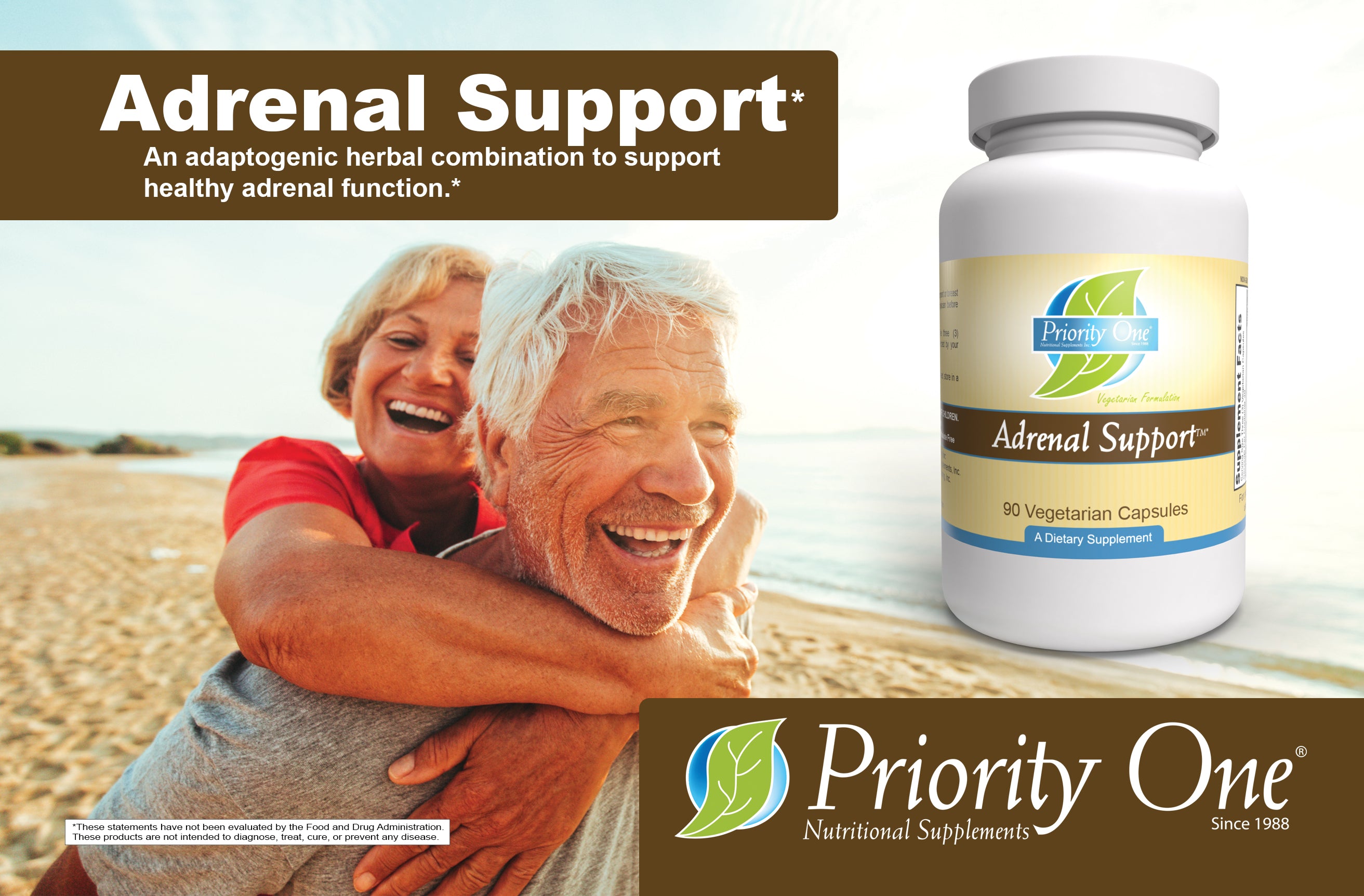 Adrenal Support Vegetarian adrenal support formulation Flyer