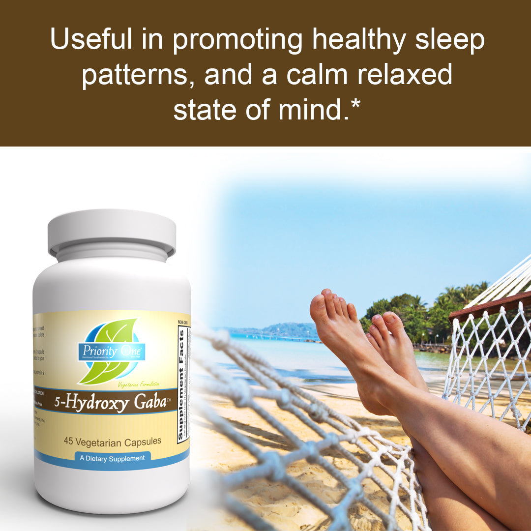 5 Hydroxy Gaba (90 Vegetarian Capsules) -  Designed to promote a positive mental state.*