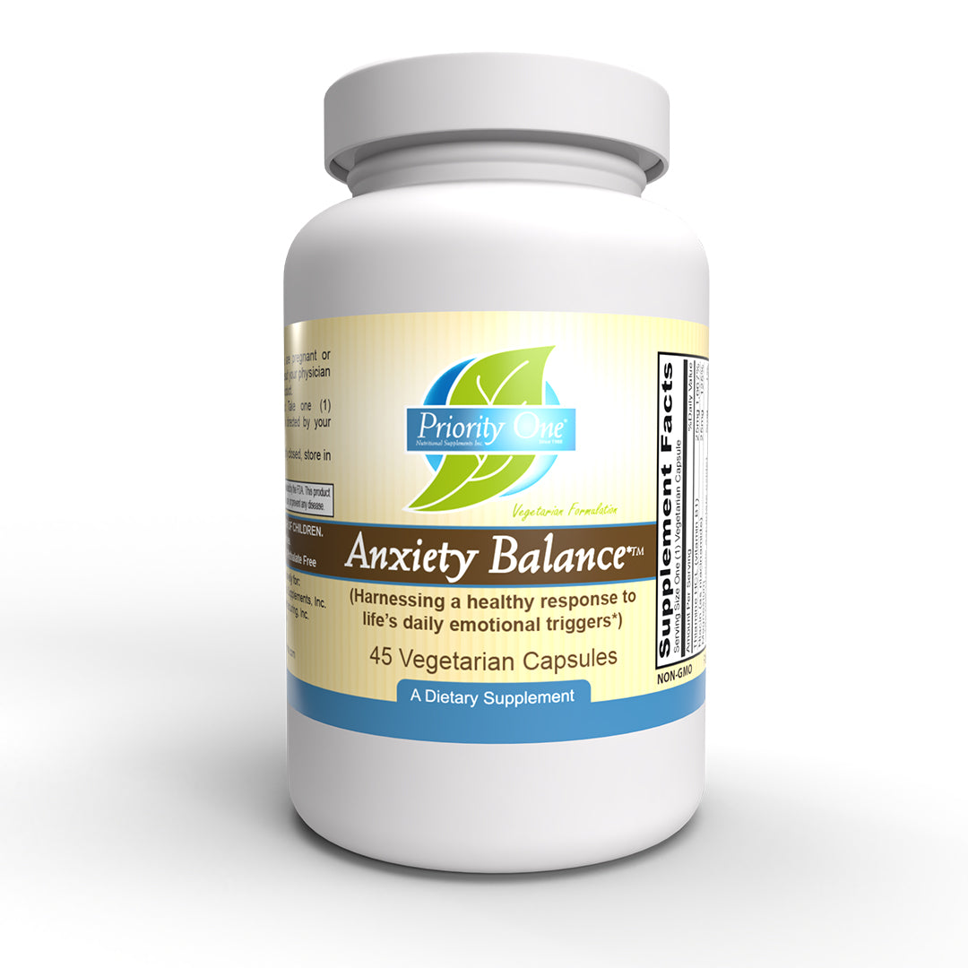 Anxiety Balance™ - an herbal formula designed to promote balance of emotions during times of stress.*