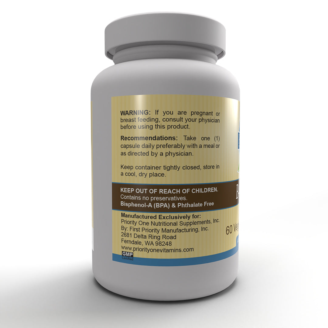 B Complex (60 Vegetarian Capsules) - a clinically dosed composition of b vitamins, all-in-one formulation.*