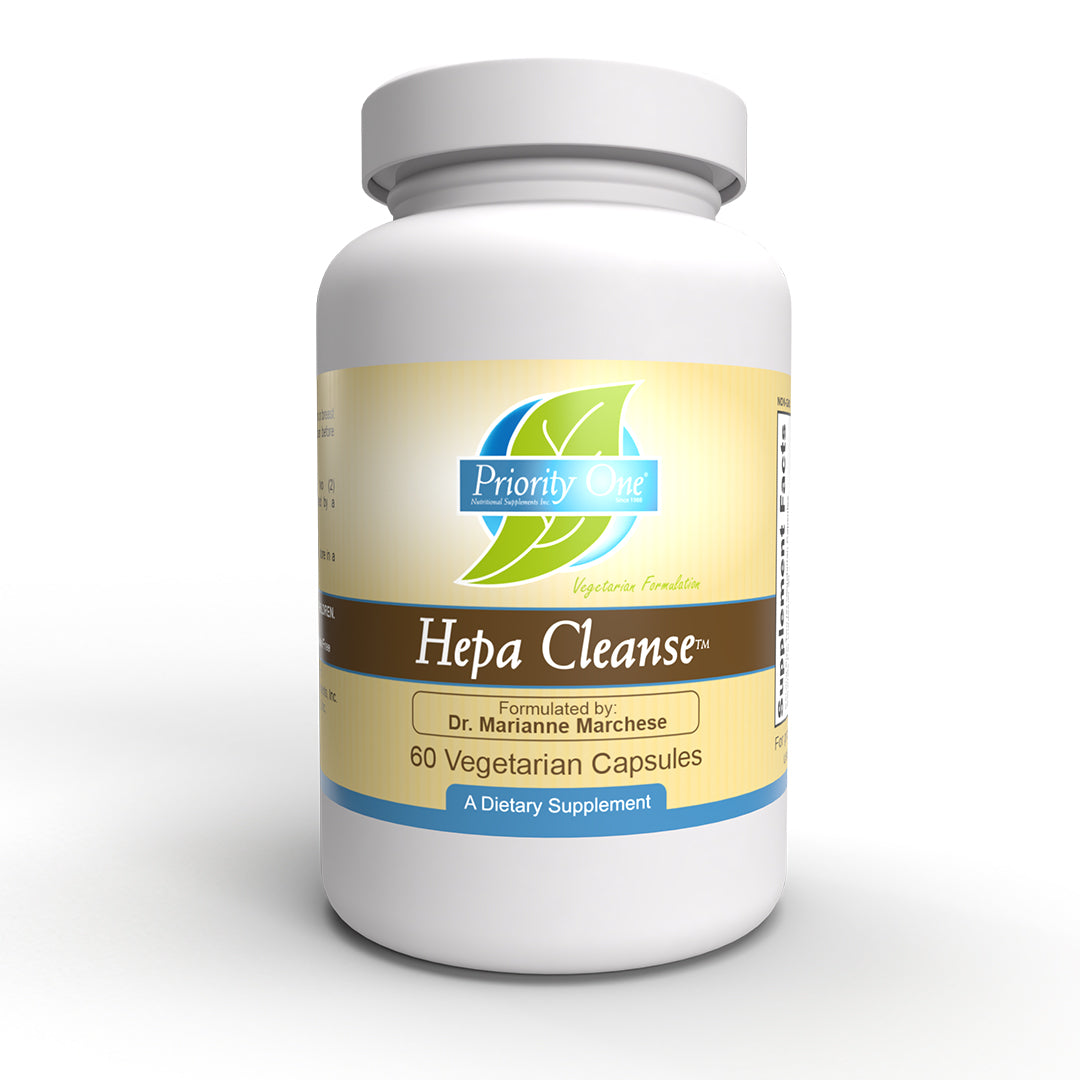 Hepa Cleanse (60 cápsulas vegetarianas) Hepa Cleanse™ es un suplemento desintoxicante del hígado y la vesícula biliar.* Formulación exclusiva de la Dra. Marianne Marchese.