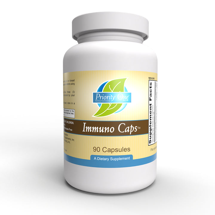 Immuno Caps  (90  Capsules) Designed to support the body's normal immune response and help maintain already normal white blood cell activity.*