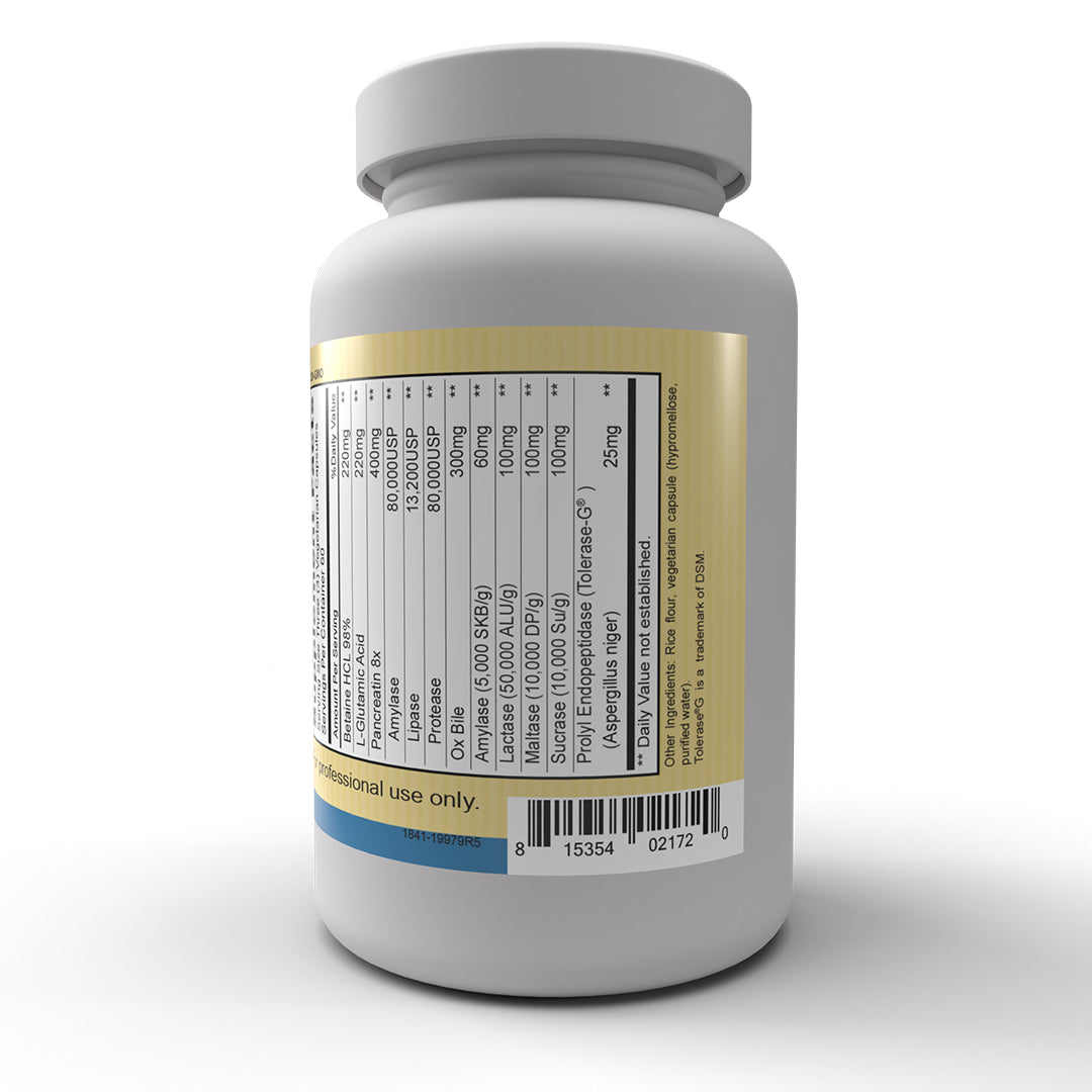 SIBOZyme (180 Capsules) - Support healthy digestion in patients seeking small intestinal bacterial balance.* - Exclusive Formulation by Dr. Mona Morstein