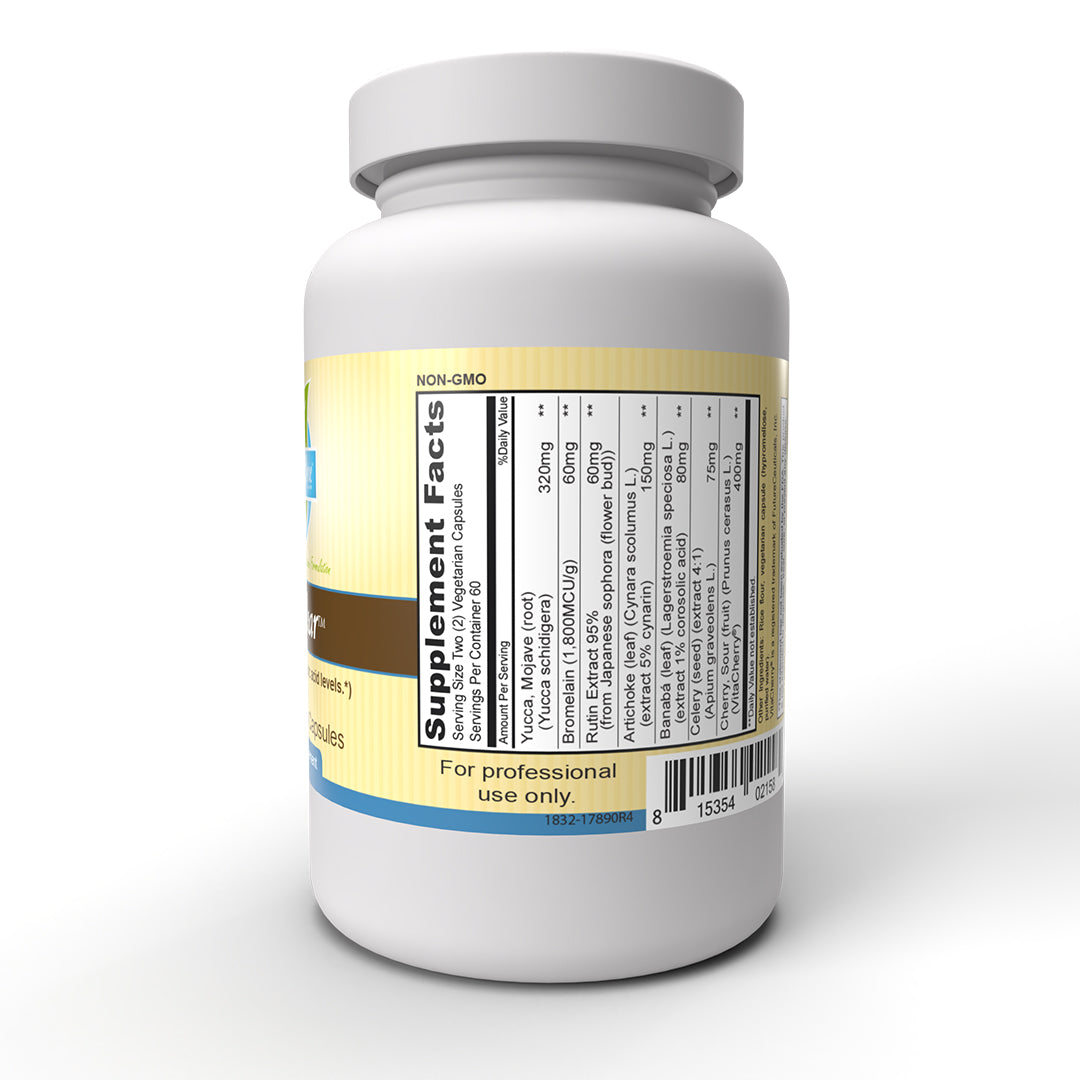 UA Clear (120 Vegetarian Capsules) UA Clear is a form of uric acid supplement that has been designed to support the body's natural ability to maintain healthy uric acid levels.* Physician Formulated.